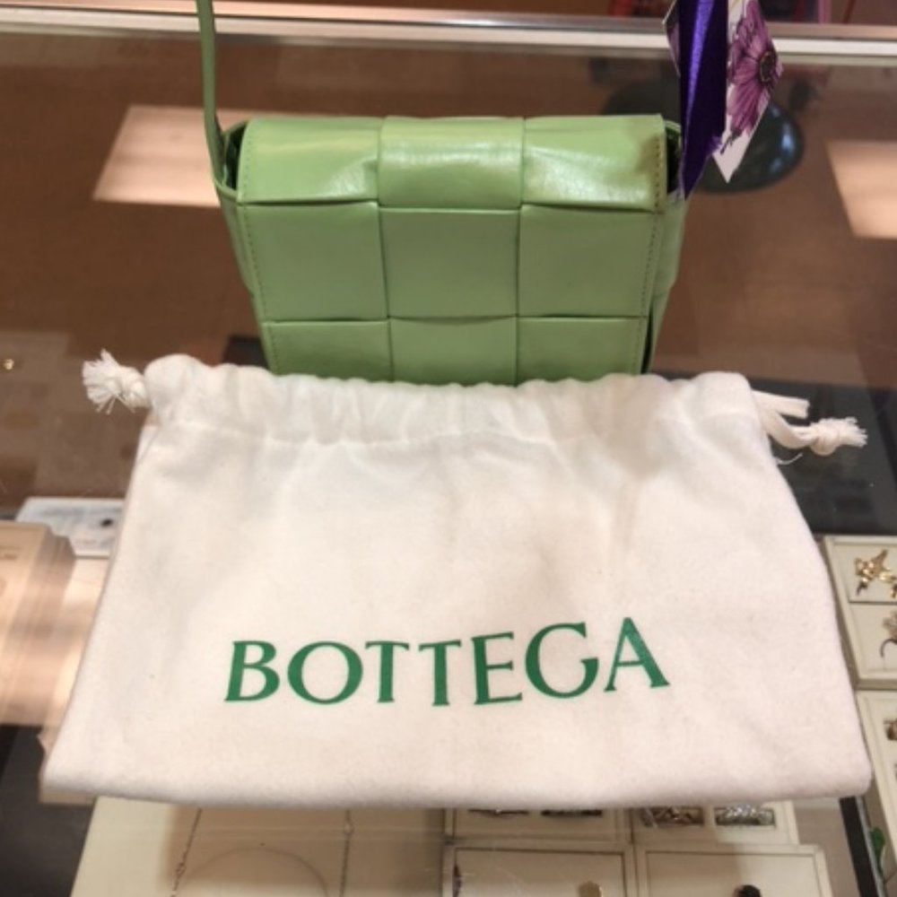 Bottega Veneta Intrecciato Leather Crossbody Mini